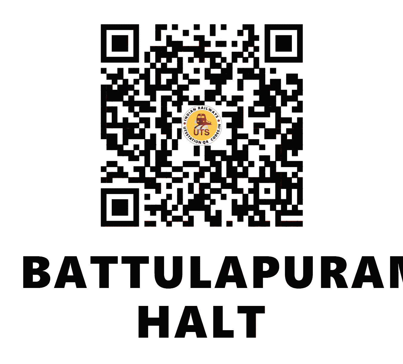 UTS QR Code for BATTULAPURAM HALT - BTM - SC (ANDHRA PRADESH)